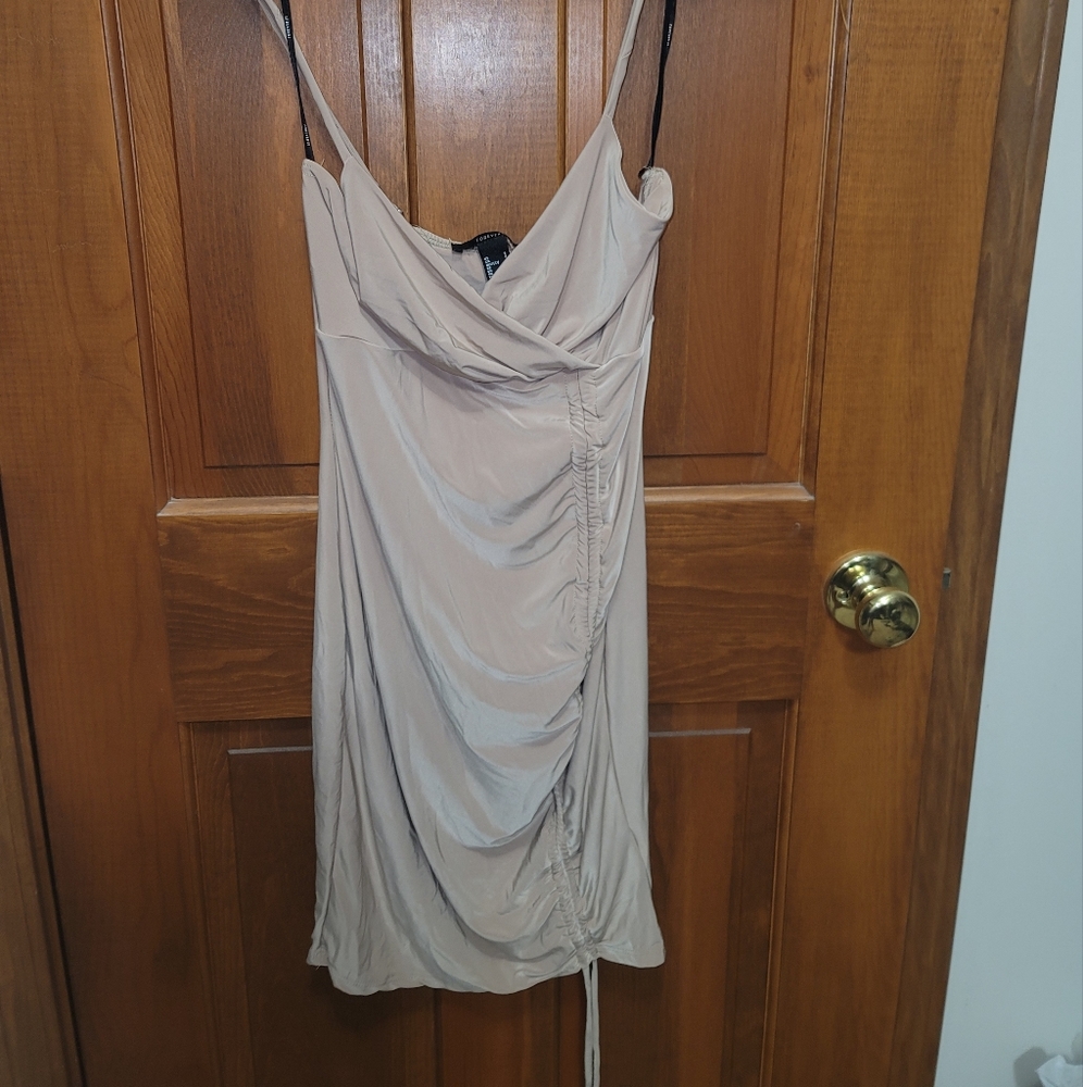 Forever 21 rouched bodycon dress